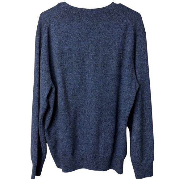 Lynon Mens Cashmere Sweater V-Neck Pullover Size 48 Designer Timeless Preppy - Picture 2 of 9